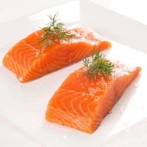 Salmon is a great source of omega-3 which promotes beard growth