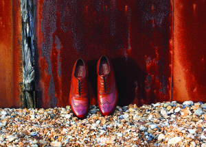 Malvern brogue in chestnut antique