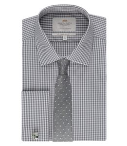 grey-white-gingham-check-slim-fit-double-cuff-shirt