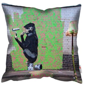 painting-monkey-banksy-inspired-graffiti-art-cushion